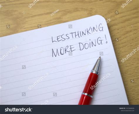 Motivational Writing Quote On Lined Paper Stock Photo 1415460026