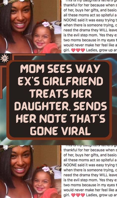 Mom Sees Way Ex S Girlfriend Treats Her Daughter Sends Her Note That S Gone Viral Artofit