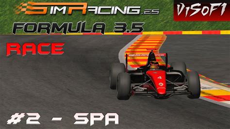 RFactor 2 SRS Formula 3 5 2013 2 Spa Race YouTube
