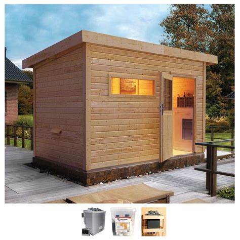 The sauna haus offers sauna therapy with the top of the line infrared. Karibu Saunahaus »Uwe 2«, BxTxH: 336 x 231 x 226 cm, 38 mm ...