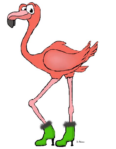 Funny Flamingo Clipart Transparent Background Clip Art