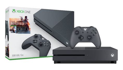 Microsoft Xbox One S Battlefield 1 Storm Gray Special Edition Bundle