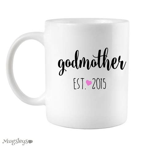 T For Godmother Custom Godmother Coffee Mug Baptism Etsy