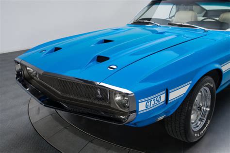 1969 Shelby Gt350 8354 Miles Grabber Blue Fastback 351 V8 4 Speed