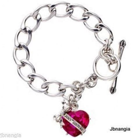 Juicy Couture Silver Charm Bracelet Ebay