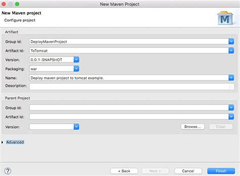 How To Deploy A Maven Project To Tomcat From Eclipse