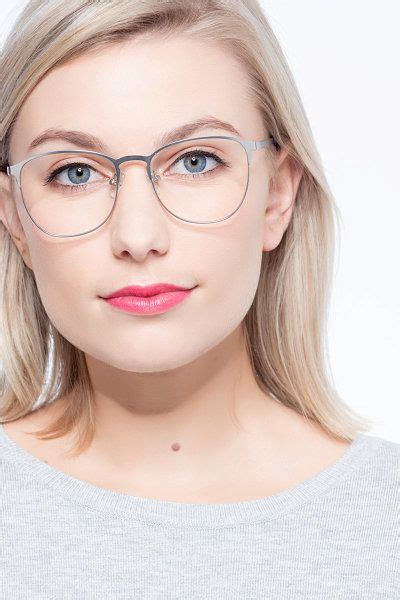 ember cool and fresh silver eyeglasses eyebuydirect in 2021