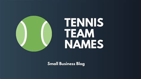 Best Crazy Tennis Team Names Youtube