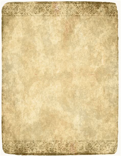 Old Parchment Or Grunge Paper Texture Free