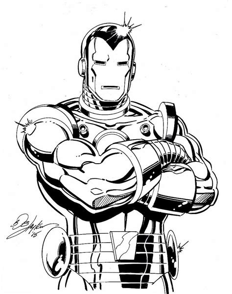 Marvel1980s Iron Man Drawing Iron Man Comic Iron Man