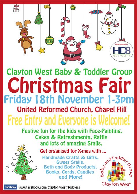 This is an excellent way to break the ice and give your letter a good vibe. toddler-group-christmas-fair-flyer-a4 - HD8 Network