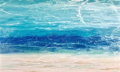 Daily Painters Abstract Gallery Ocean Abstract Seascape Painting