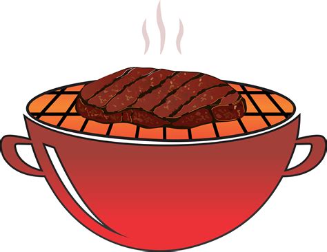 Beef Steak Fillet Grilled On A Plate Icon Cartoon Vector Image Hot
