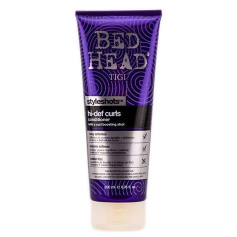 Bed Head Style Shots Hi Def Curls Is A Sulphate Free Shampoo Infused