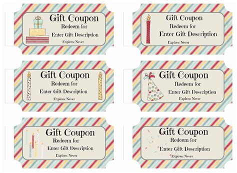 Free Printable Personalized Birthday Coupons
