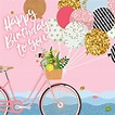 Birthday cards for women: photos, free download