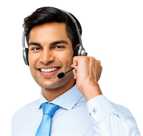5973 Smiling Male Call Center Operator Stock Photos Free And Royalty