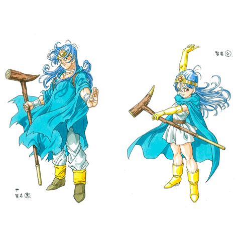 Dragon Quest 3 Classes Artwork Both Nes And Snes By Akira Toriyama Rdragonquest