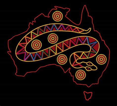 Aboriginal Art Dreaming Stories The Rainbow Serpent