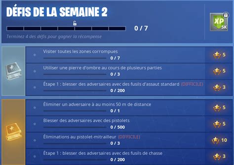 Liste Officielle Des Défis Fortnite De La Semaine 2 Saison 6 Dexertofr