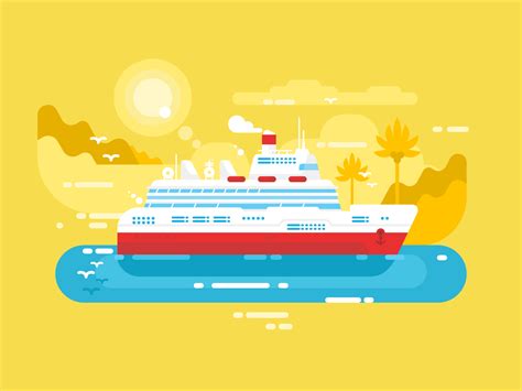 Cruise Ship Illustration Kit8