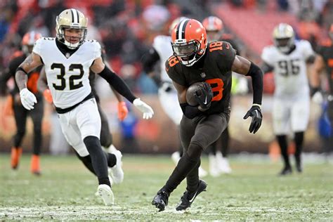 Pff Reveals Their Highest Graded Browns Against Saints