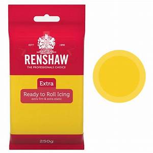 Renshaw Extra Yellow Icing Fondant 250g
