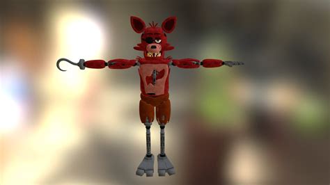 foxy download free 3d model by 999angry 999angry sketchfab 3d model foxy model