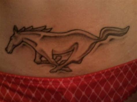 Ford Mustang Logo Tattoo