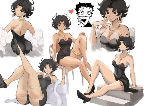 Rule 34 1girls Ass Back Betty Boop Clothed Clothing Hi