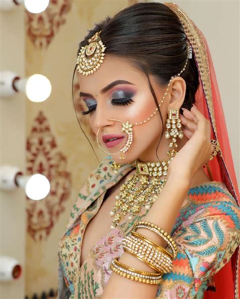 ≡ stunning bridal makeovers by a makeup artist from new delhi 》 her beauty