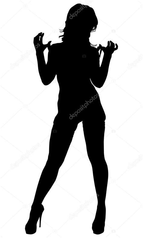 Sexy Woman Silhouette Stock Vector Image By Snesivan