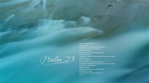 He leadeth me in the paths of righteousness for his name's sake. Psalm 23 Wallpaper ·① WallpaperTag