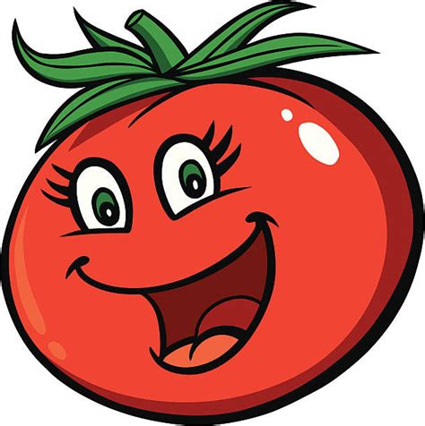 Best Cartoon Of The Tomato Illustrations Royalty Free Vector Graphics