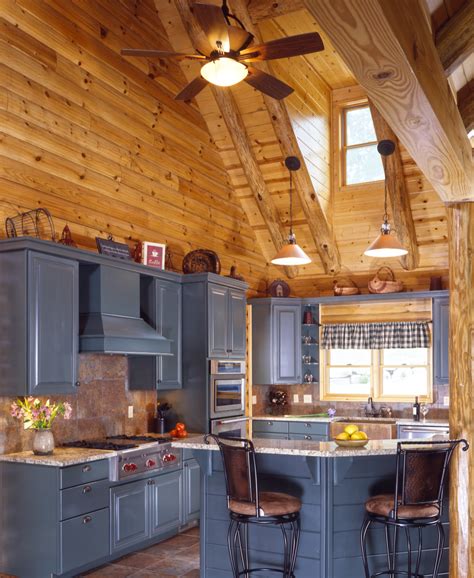 Kitchen Cabinet Ideas To Spruce Up Your Log Cabin Decoomo
