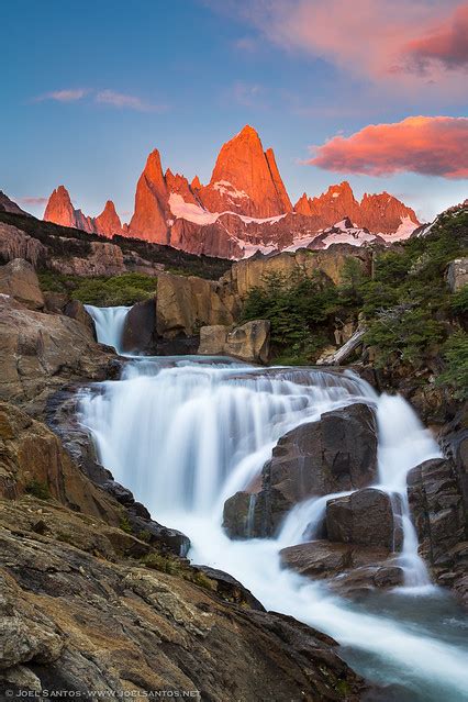 Patagonia Fitz Roy Waterfall Flickr Photo Sharing