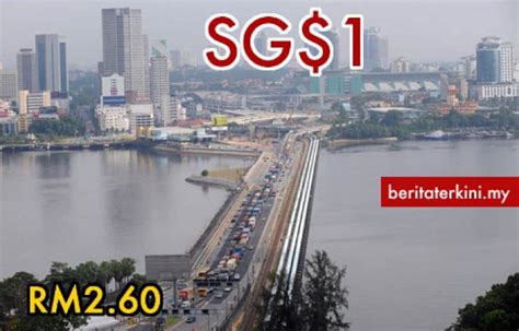 Current sgd to myr exchange rate: SGD to MYR Singapore Dollar vs Ringgit Malaysia RM2.60?