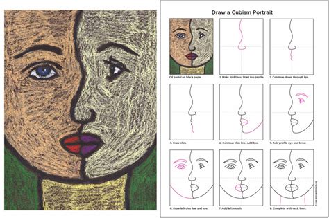 How To Draw A Cubism Portrait Art Projects For Kids Bloglovin