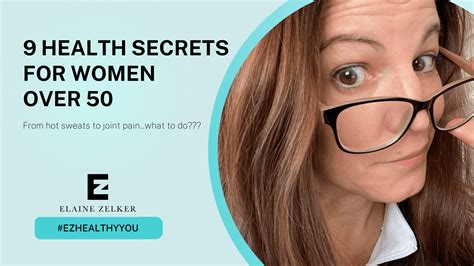 9 Health Secrets For Women Over 50 Elaine Zelker Photography