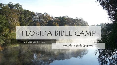 Support Florida Bible Camp Youtube