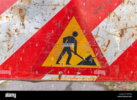 Roadworks Signage Hi Res Stock Photography And Images Alamy