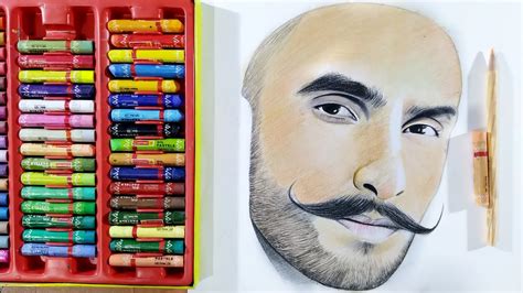 Using Oil Pastels For Shading Face Youtube