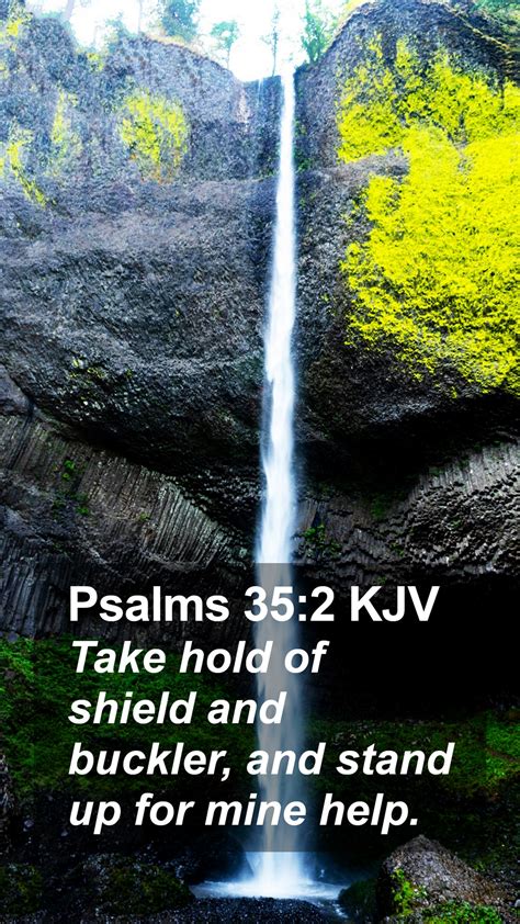Psalms 35 2 KJV Mobile Phone Wallpaper Take Hold Of Shield And