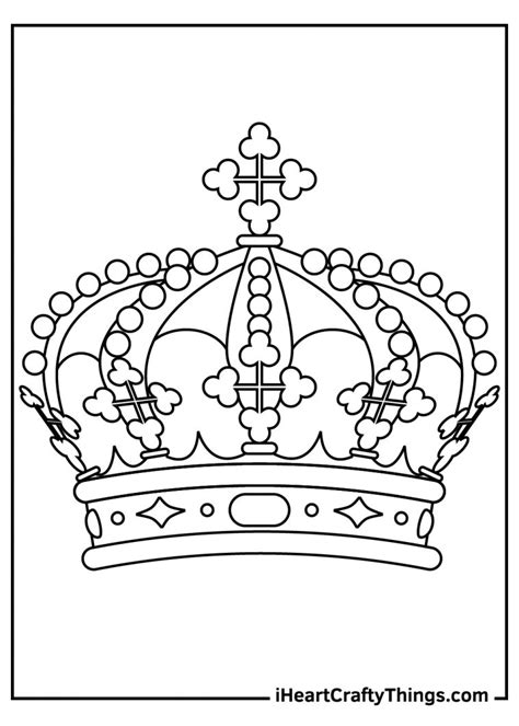 King Crown Coloring Page