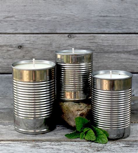 Scented Soy Tin Candles Arte Com Vela Latas Ideias Para Artesanato