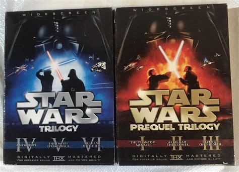 Star Wars Trilogy Dvd Box Set Lot Theatrical Versions I To 6