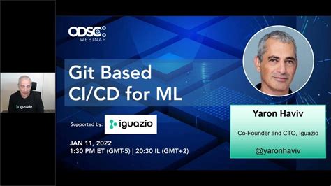 Odsc Webinar Git Based Cicd For Ml Youtube