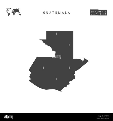 Guatemala map Imágenes de stock en blanco y negro Alamy