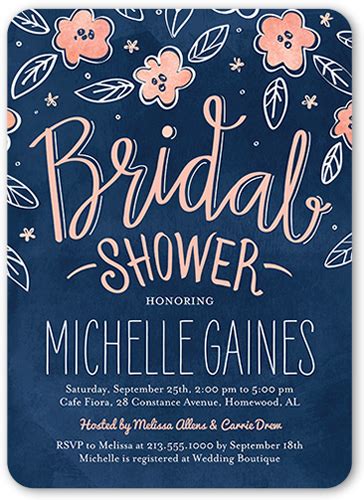 Sweet Blooming Bride Bridal Shower Invitations Shutterfly
