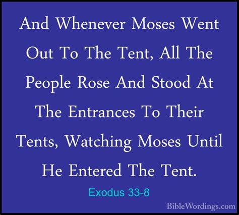 Exodus 33 Holy Bible English